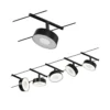 Paulmann 94479 LED Basisset Circle 12V 3000K Schwarz matt Chrom