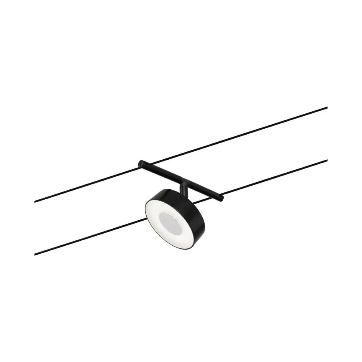 Paulmann 94479 LED Basisset Circle 12V 3000K Schwarz matt Chrom