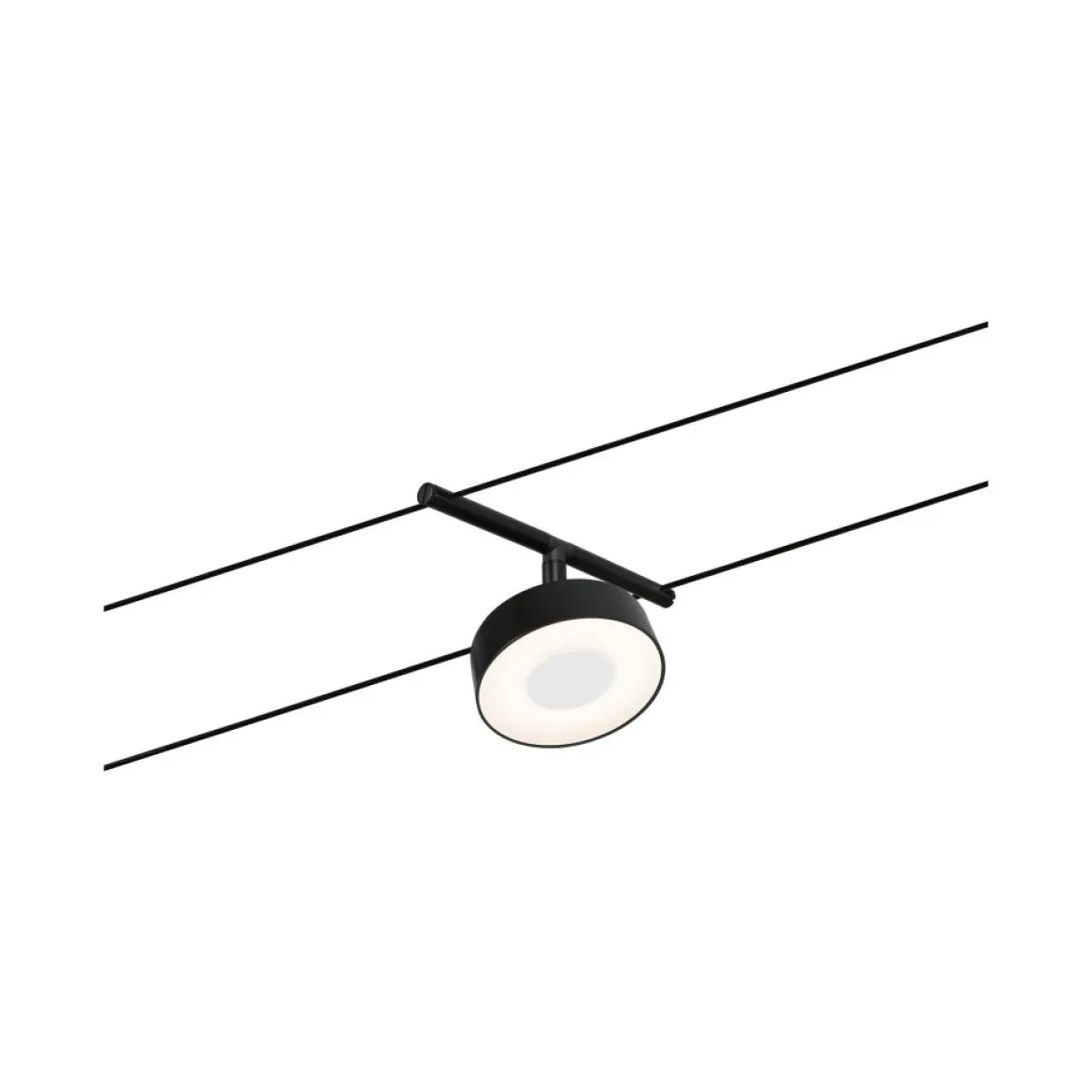 Paulmann 94479 LED Basisset Circle 12V 3000K Schwarz matt Chrom