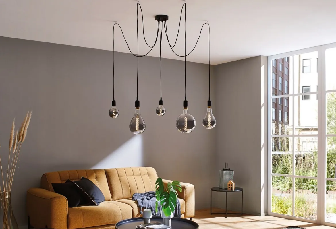 Paulmann 28858 LED BigDrop E27 7W 1800K Rauchglas