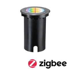 Paulmann 94845 LED Bodeneinbauleuchte Smart Home Zigbee Floor rund Eisen IP67 RGBW