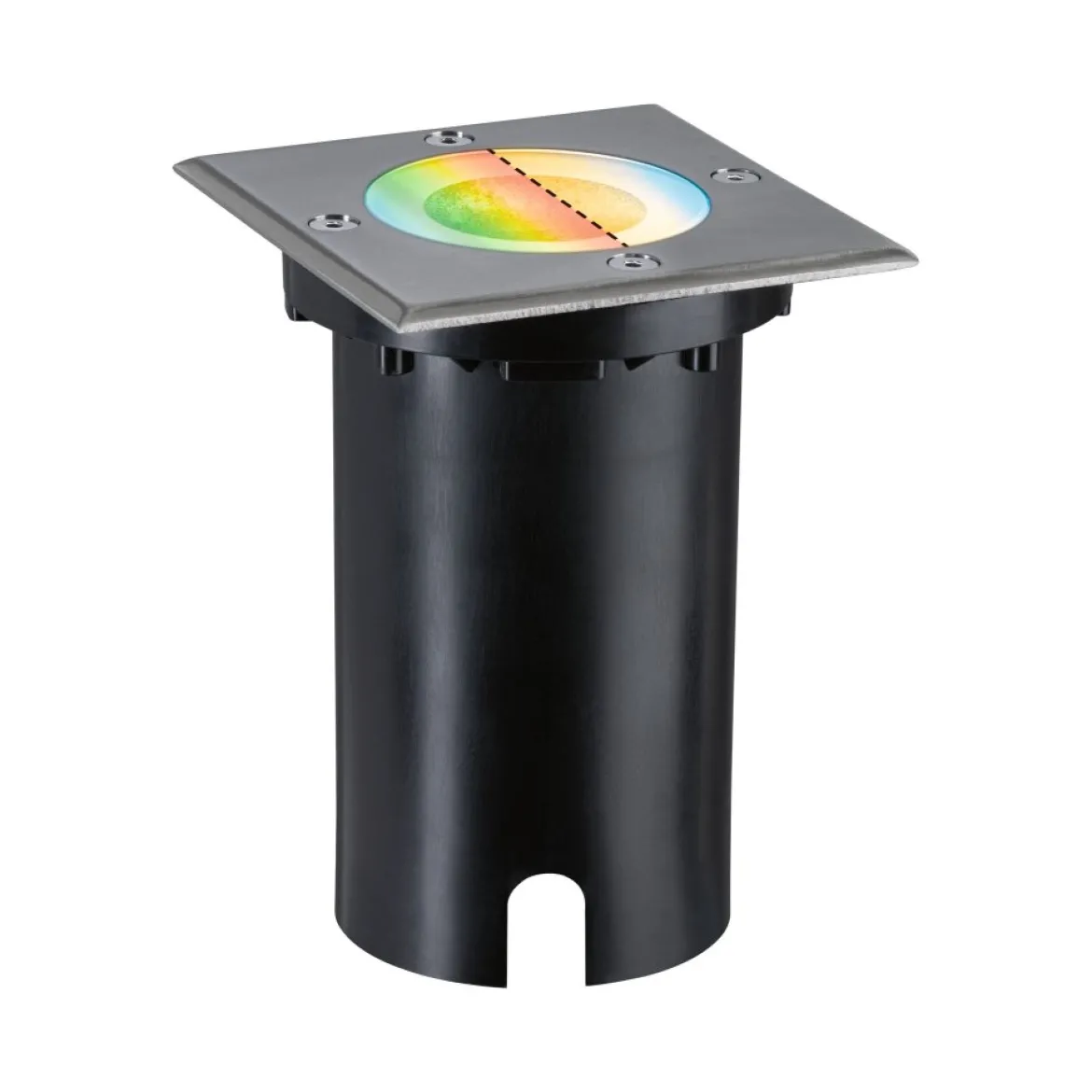 Paulmann 94846 LED Bodeneinbauleuchte Smart Home Zigbee Floor eckig Eisen IP67 RGBW