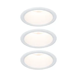 Paulmann 94870 LED Cole Coin Basisset 3er-Set 2700K weiss 3-Step-Dim IP44