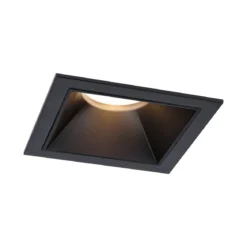 Paulmann 93127 LED Cole Coin Einbauleuchte eckig 2700K Schwarz 3-Step-Dim IP44