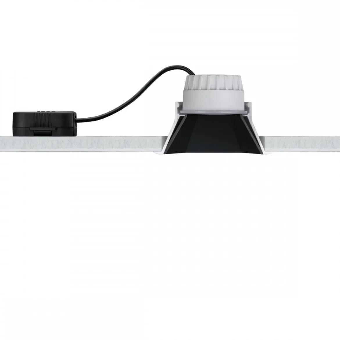 Paulmann 93132 LED Cole Coin Einbauleuchte eckig 2700K Weiß Gold 3-Step-Dim IP44