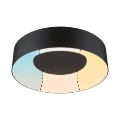 Paulmann 71096 LED Deckenleuchte Casca schwarz matt IP44 White Switch 30cm