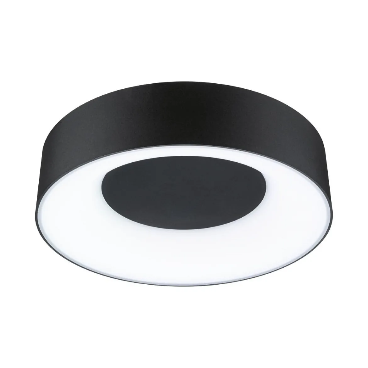 Paulmann 71096 LED Deckenleuchte Casca schwarz matt IP44 White Switch 30cm