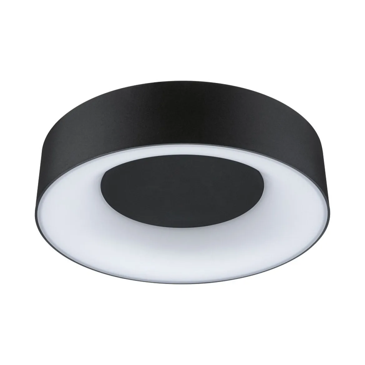 Paulmann 71096 LED Deckenleuchte Casca schwarz matt IP44 White Switch 30cm