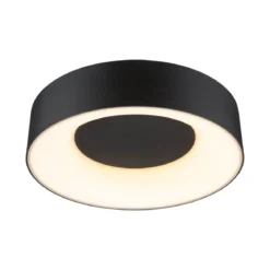 Paulmann 71096 LED Deckenleuchte Casca schwarz matt IP44 White Switch 30cm