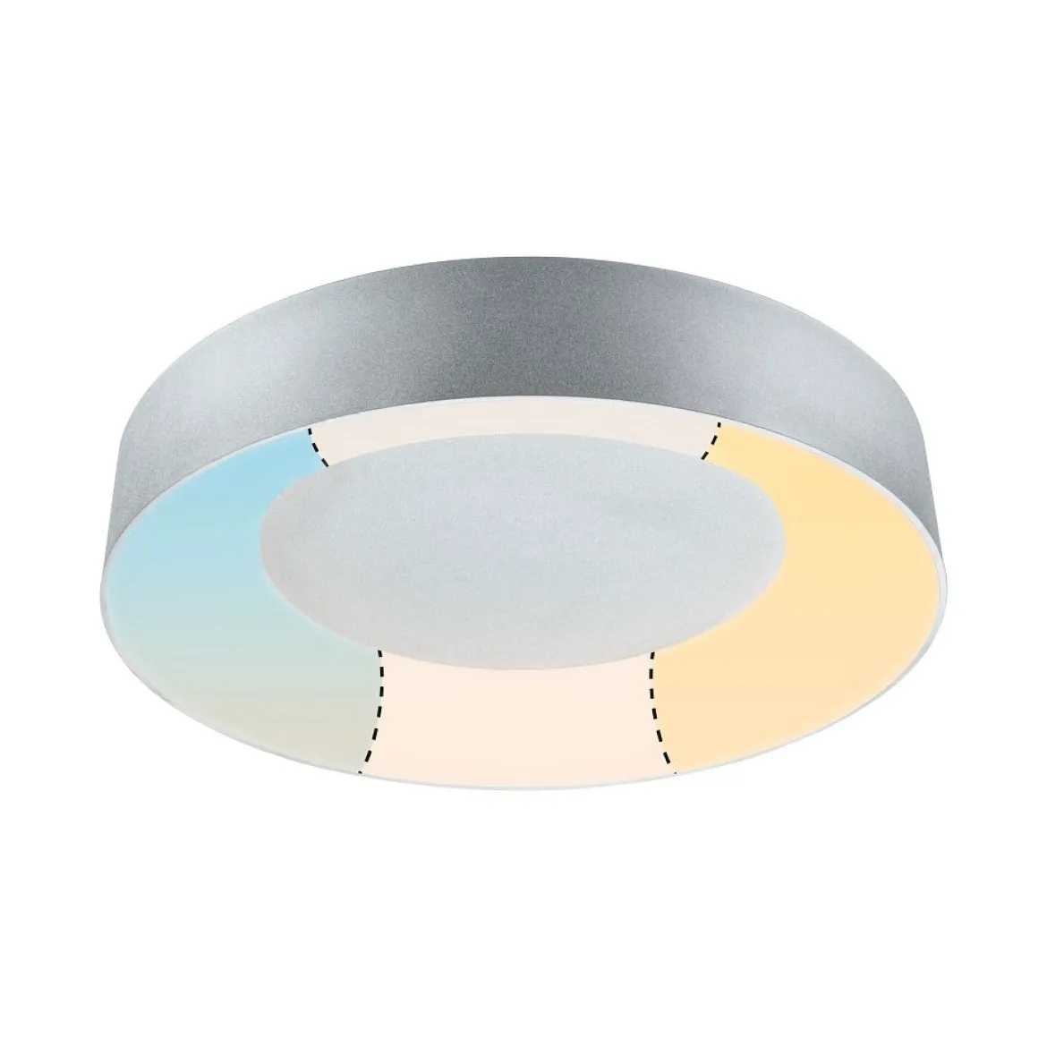 Paulmann 71095 LED Deckenleuchte Casca Alu matt IP44 White Switch 40cm