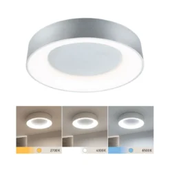 Paulmann 71095 LED Deckenleuchte Casca Alu matt IP44 White Switch 40cm