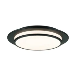 Paulmann 96785 LED Deckenleuchte Egron 36cm Schwarz matt 2700K 3-Step-Dim