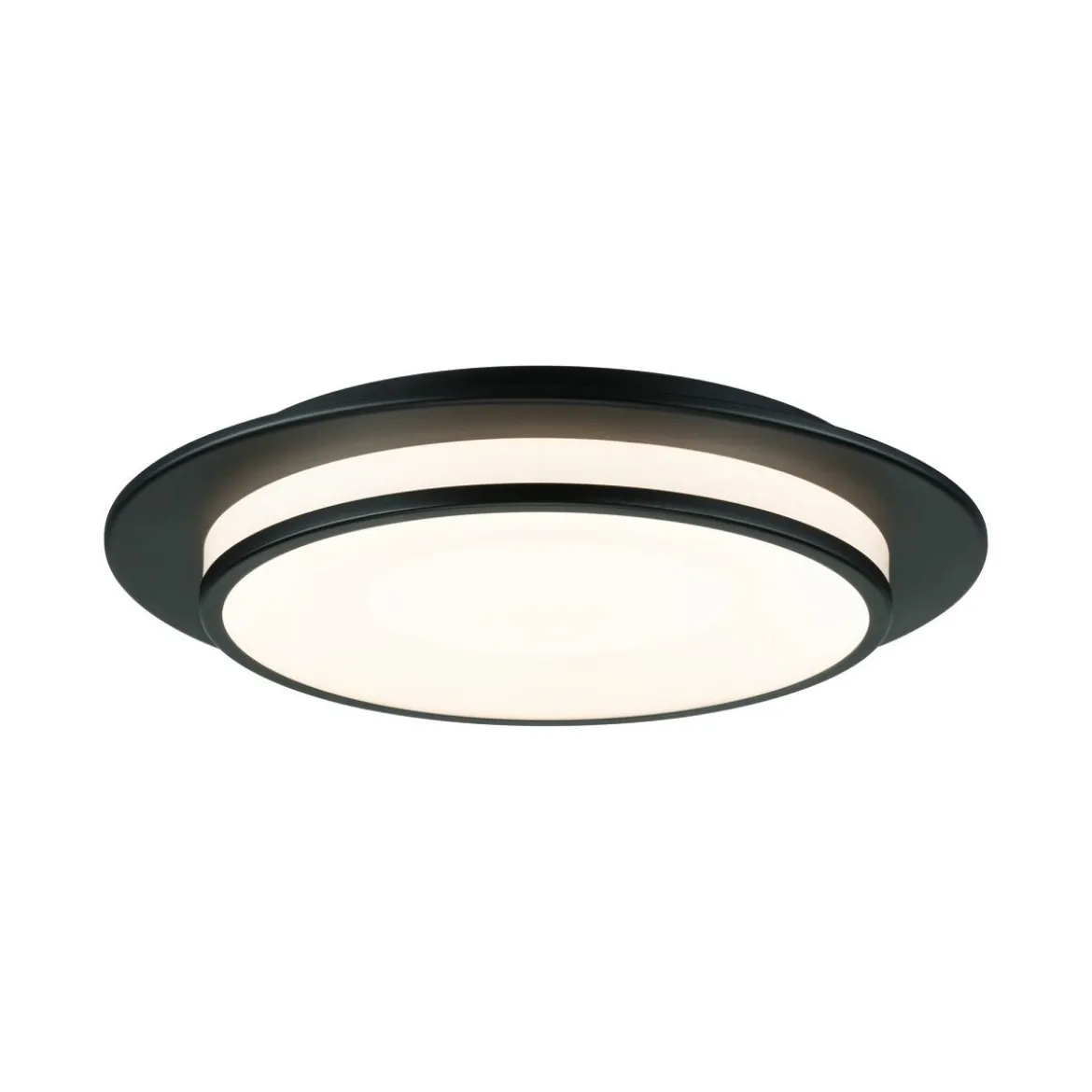 Paulmann 96785 LED Deckenleuchte Egron 36cm Schwarz matt 2700K 3-Step-Dim
