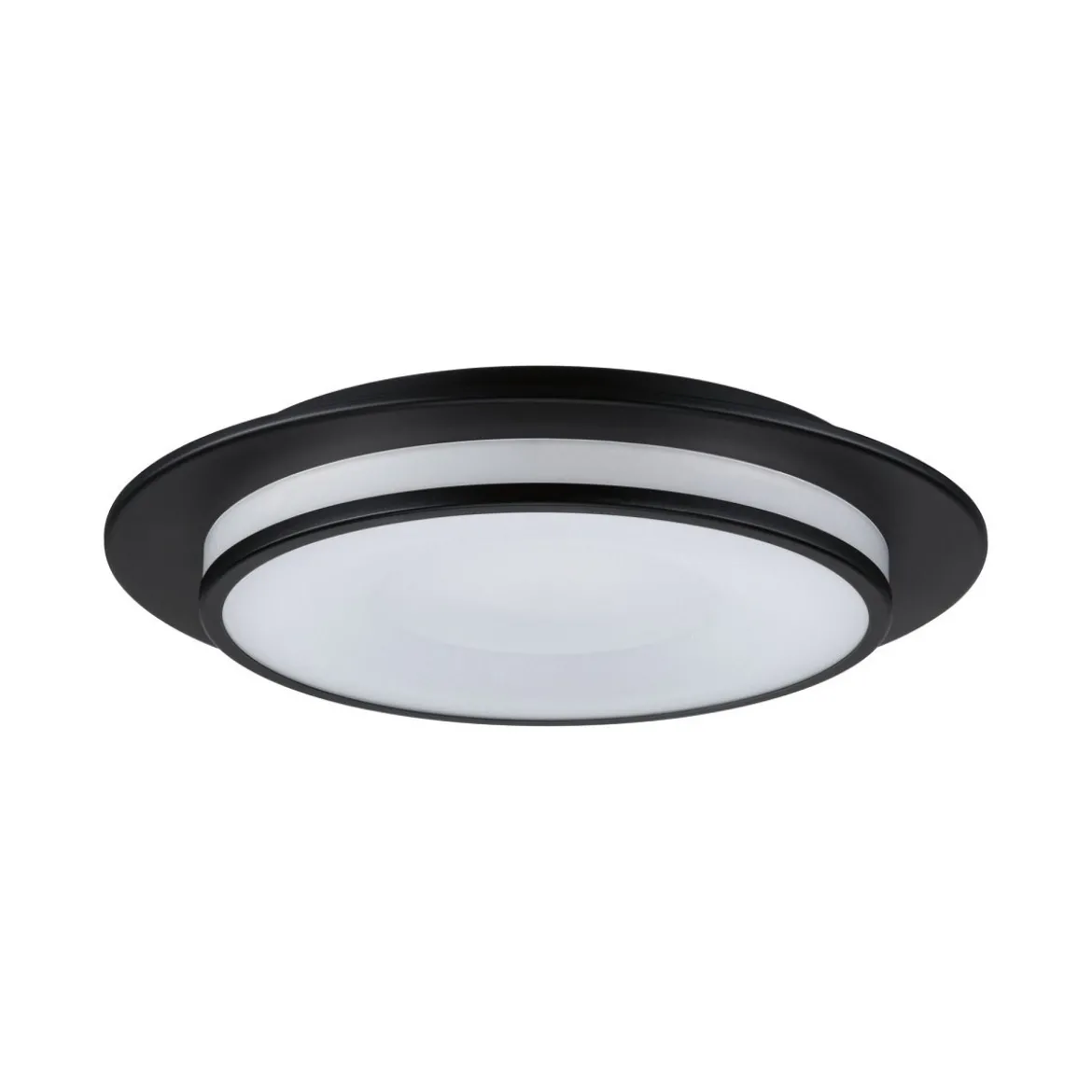 Paulmann 96785 LED Deckenleuchte Egron 36cm Schwarz matt 2700K 3-Step-Dim