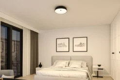 Paulmann 96784 LED Deckenleuchte Jaron 41cm Schwarz matt 2700K 3-Step-Dim