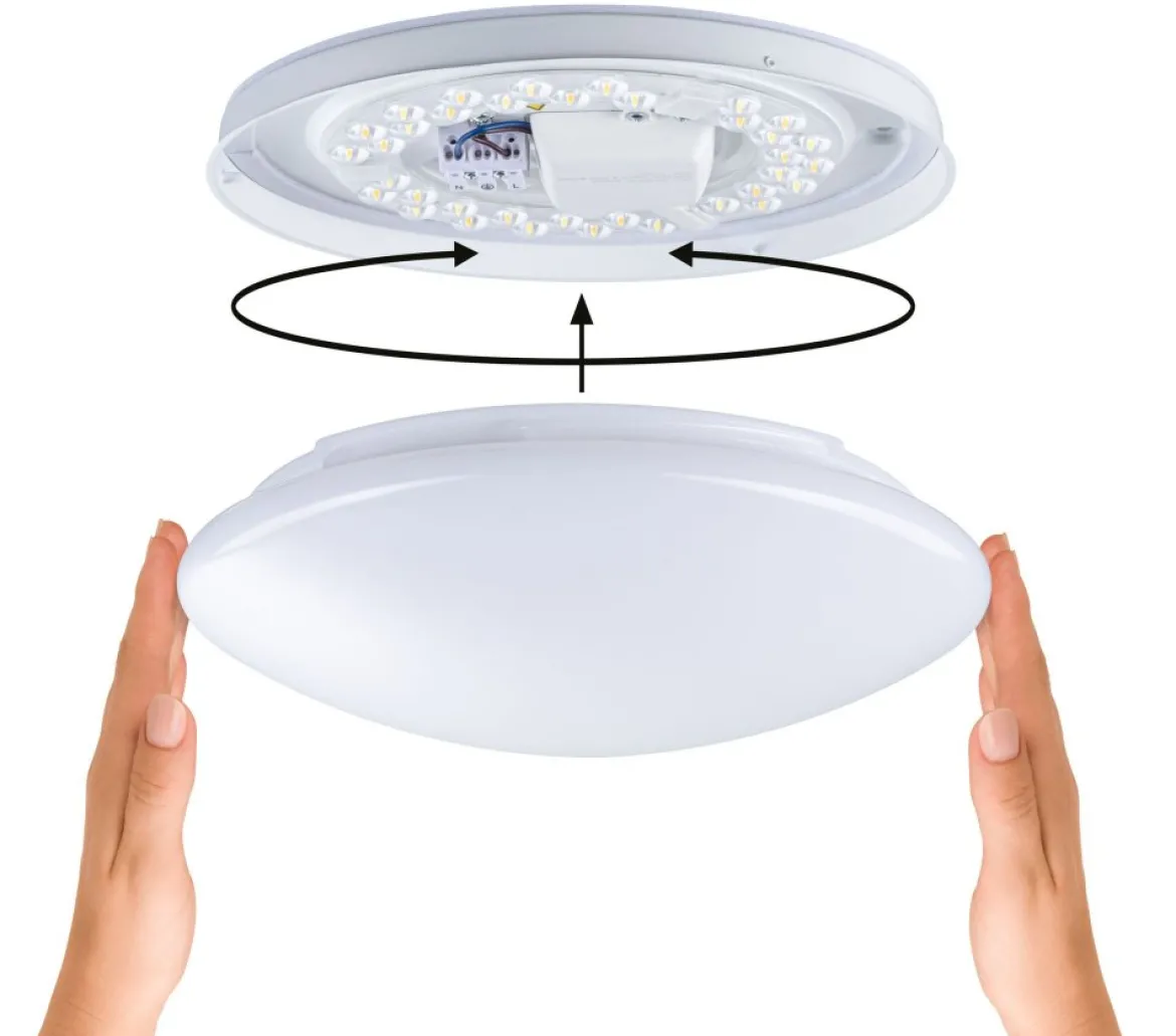 Paulmann 75406 LED Deckenleuchte Leonis 3000-5700K IP44 Weiß