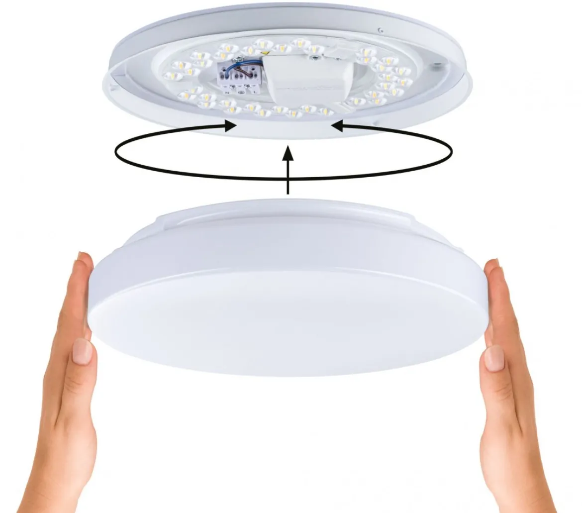 Paulmann 75408 LED Deckenleuchte Luiana 3000-5700K IP44 Weiß