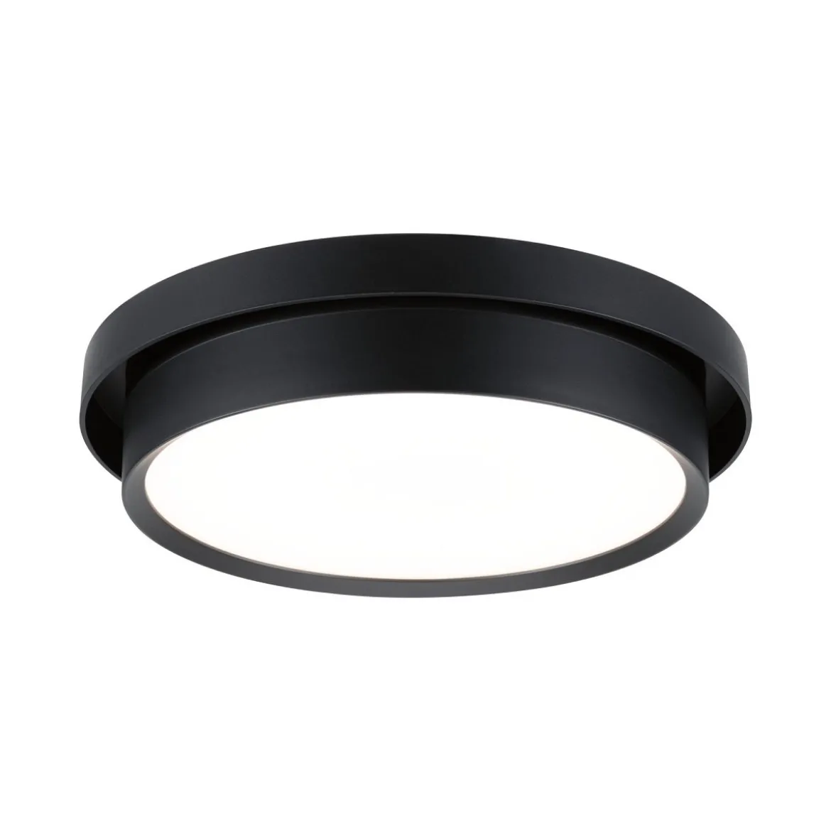 Paulmann 96780 LED Deckenleuchte Malik 28cm Schwarz matt 2700K 3-Step-Dim