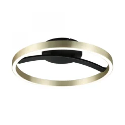 Paulmann 94927 LED Deckenleuchte Melira 2700K 3-Step-Dim Schwarz Gold