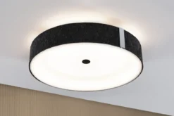 Paulmann 79986 LED Deckenleuchte Malika 3-Step-Dim 2700K 2300lm Filz anthrazit