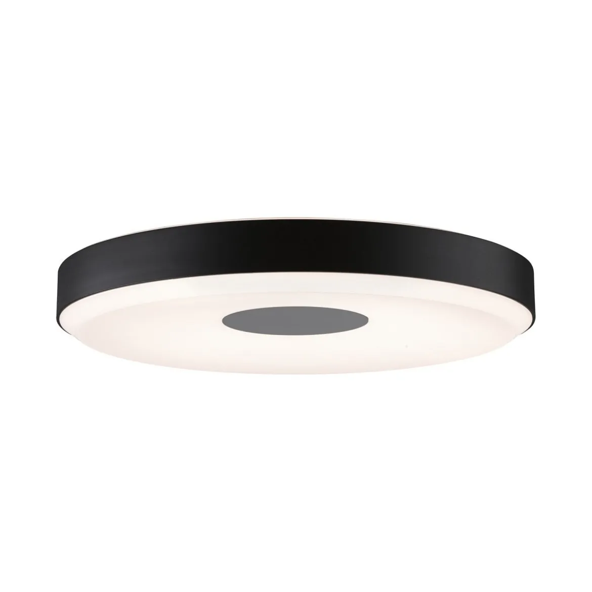 Paulmann 79518 LED Deckenleuchte Puric Pane 400mm 2700K Schwarz Grau dimmbar