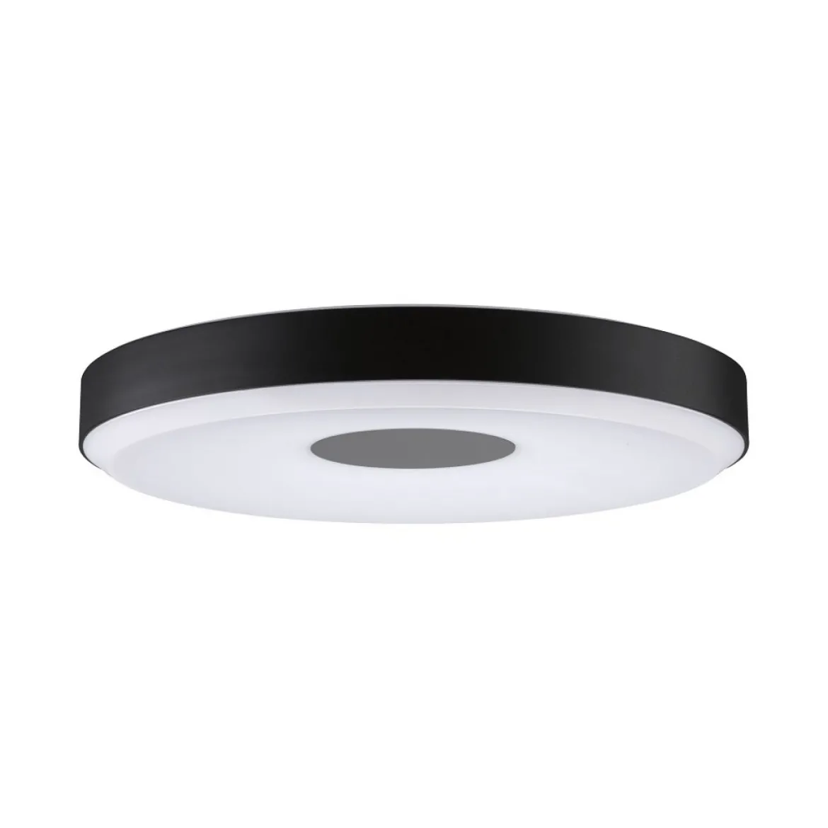 Paulmann 79518 LED Deckenleuchte Puric Pane 400mm 2700K Schwarz Grau dimmbar