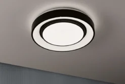 Paulmann 70544 LED Deckenleuchte Rainbow Regenbogeneffekt RGBW 375mm Schwarz Weiß