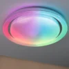 Paulmann 70547 LED Deckenleuchte Rainbow Regenbogeneffekt RGBW 485mm Chrom Weiß