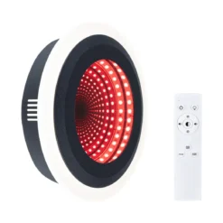 Paulmann 71037 LED Deckenleuchte Spaceglow Two RGB Tunable White dimmbar schwarz