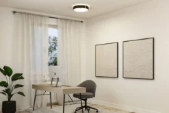 Paulmann 79994 LED Deckenleuchte Smart Home Zigbee Malika Tunable White Filz anthrazit dimmbar
