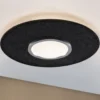 Paulmann 79996 LED Deckenleuchte Smart Home Zigbee Tulga Backlight Tunable White Filz anthrazit