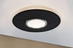 Paulmann 79996 LED Deckenleuchte Smart Home Zigbee Tulga Backlight Tunable White Filz anthrazit