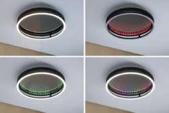 Paulmann 71056 LED Deckenleuchte Spaceglow One RGB Tunable White dimmbar schwarz