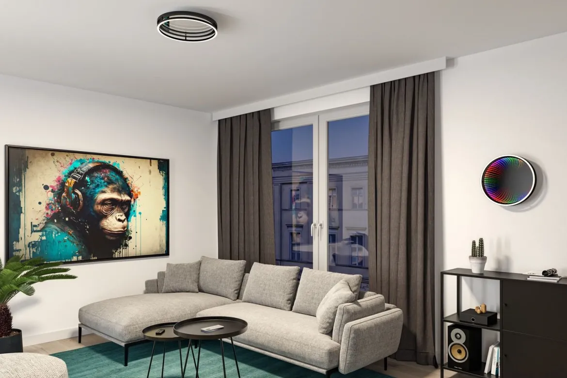 Paulmann 71056 LED Deckenleuchte Spaceglow One RGB Tunable White dimmbar schwarz