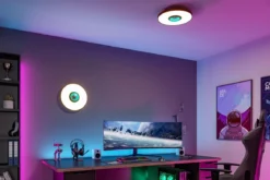Paulmann 71038 LED Deckenleuchte Spaceglow Three RGB Tunable White dimmbar schwarz
