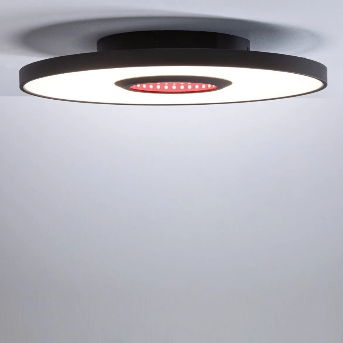 Paulmann 71038 LED Deckenleuchte Spaceglow Three RGB Tunable White dimmbar schwarz