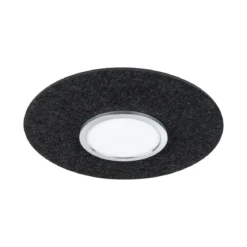 Paulmann 79990 LED Deckenleuchte Tulga 3-Step-Dim Backlight 2700K 2000lm Filz anthrazit