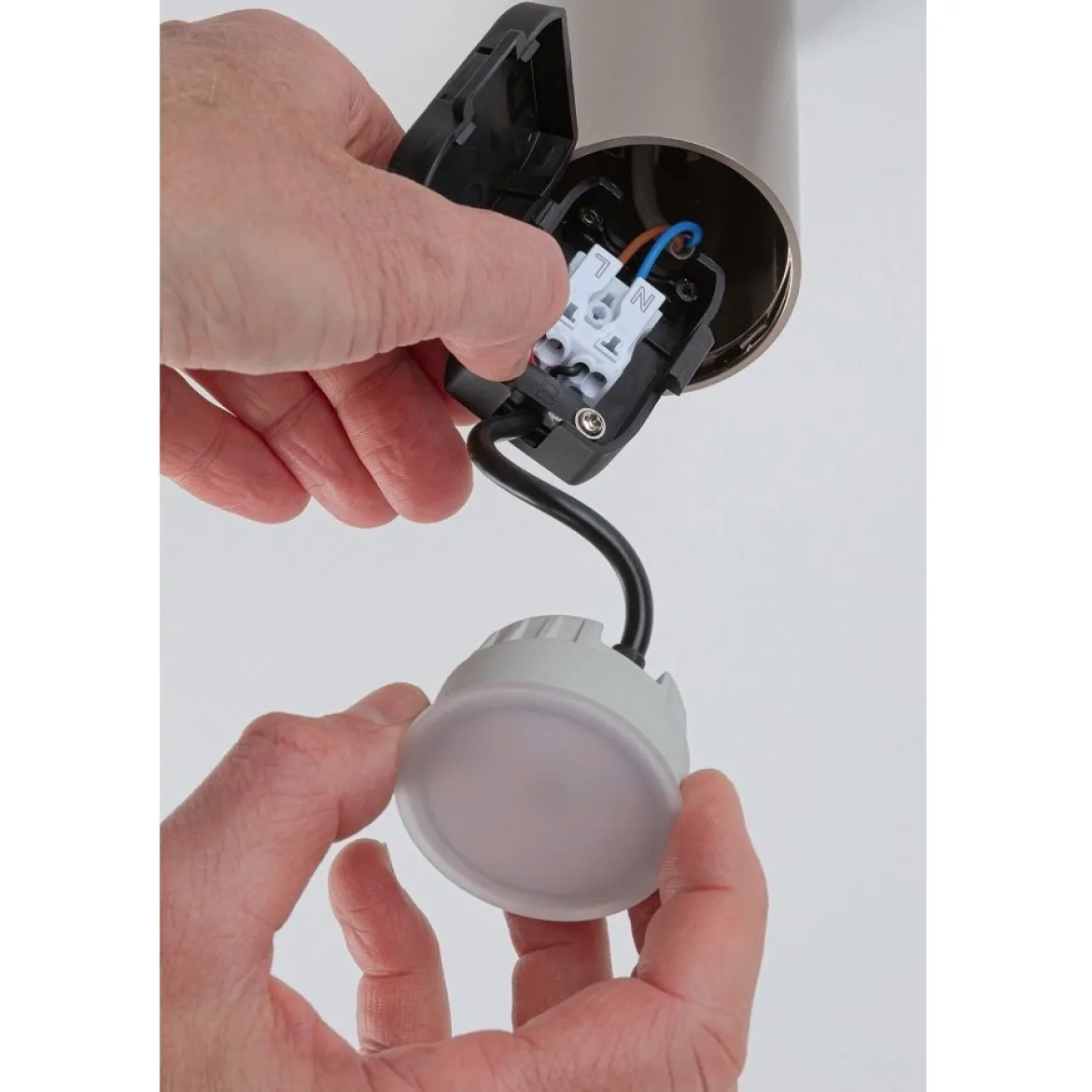 Paulmann 93089 LED Deckenleuchte Turnal rund 60 mm schwarz 3-Step-Dim