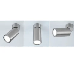 Paulmann 93091 LED Deckenleuchte Turnal rund 60 mm eisen gebürstet 3-Step-Dim