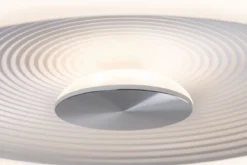 Paulmann 71177 LED Deckenleuchte Volea 3000K dimmbar Weiß Silber IP44