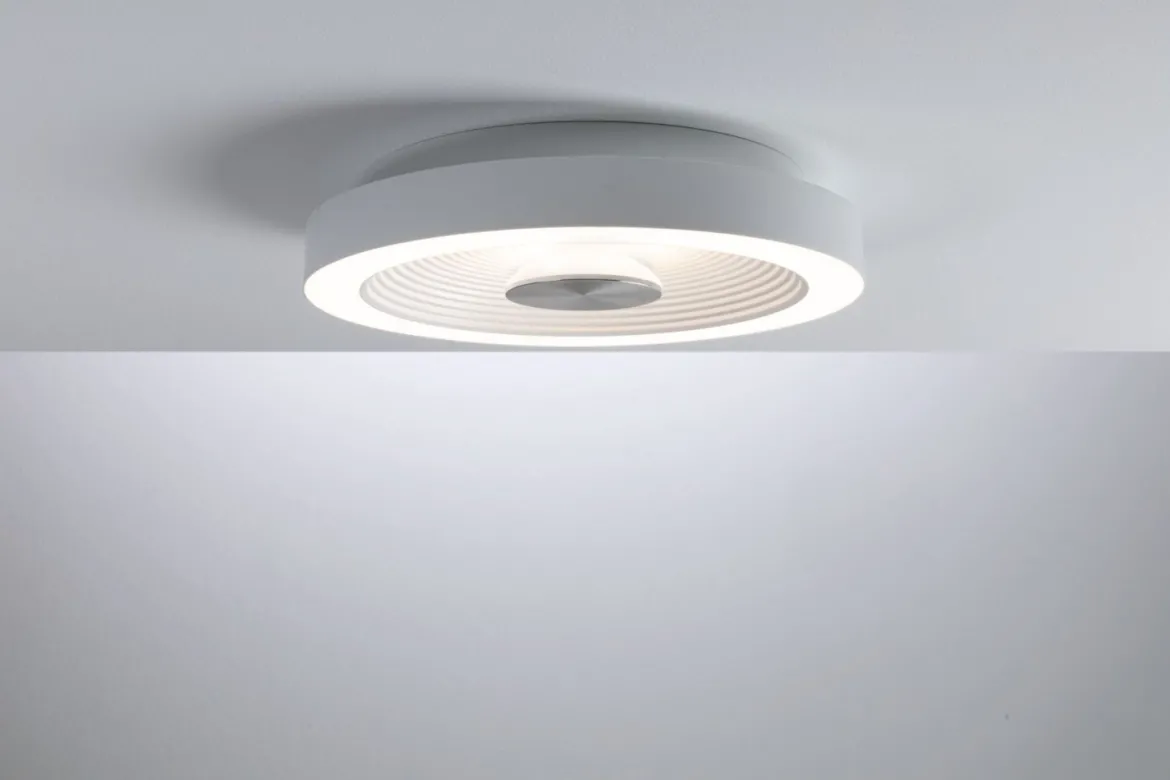 Paulmann 71177 LED Deckenleuchte Volea 3000K dimmbar Weiß Silber IP44