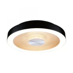 Paulmann 71178 LED Deckenleuchte Volea 32cm 3000K dimmbar Schwarz Gold IP44