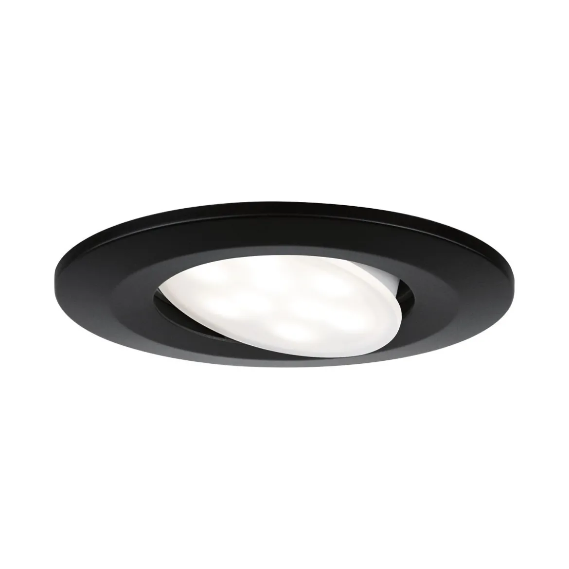 Paulmann 92461 LED Einbauleuchte Calla schwenkbar schwarz IP65