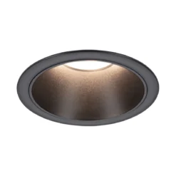 Paulmann 94871 LED Einbauleuchte Cole Coin 2700K schwarz 3-Step-Dim IP44