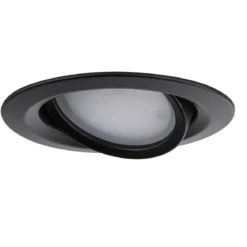 Paulmann 93082 LED Einbauleuchte Nova Plus Coin Basiset schwarz IP65 2700K