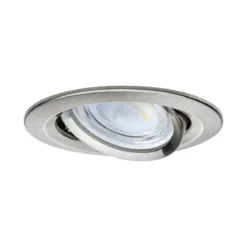 Paulmann 92456 LED Einbauleuchte Nova Coin 3er-Set rund 4000K Eisen gebürstet