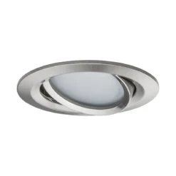 Paulmann 92434 LED Einbauleuchte Nova Coin 3er-Set Zigbee RGBW Eisen gebürstet