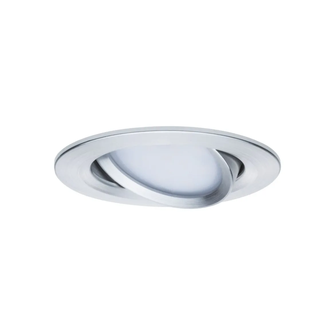 Paulmann 92435 LED Einbauleuchte Nova Coin 3er-Set Zigbee RGBW Alu gedreht