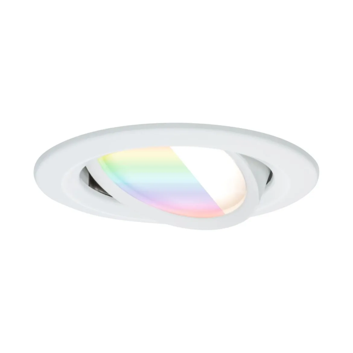 Paulmann 92438 LED Einbauleuchte Nova Coin Zigbee RGBW Weiß matt