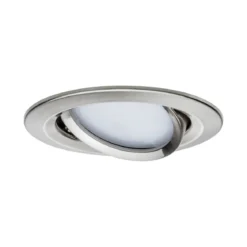Paulmann 92439 LED Einbauleuchte Nova Coin Zigbee RGBW Eisen gebürstet